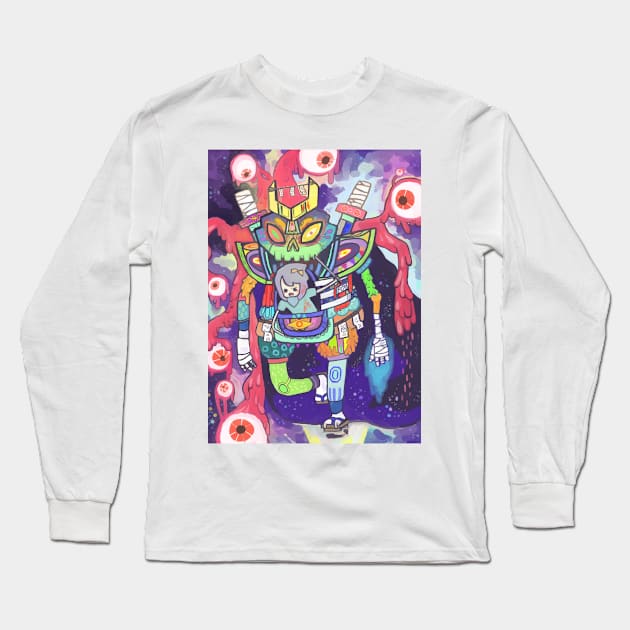 Kaiju Long Sleeve T-Shirt by kurilord